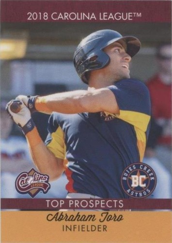 2018 Choice Carolina League Top Prospects - Abraham Toro #03