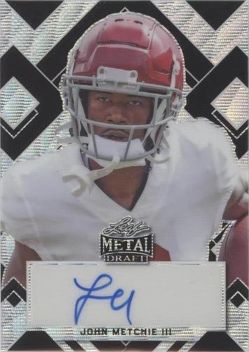 2022 Leaf Metal Draft John Metchie III #PA-JM1