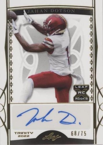 2022 Leaf Trinity Jahan Dotson #BA-JD3