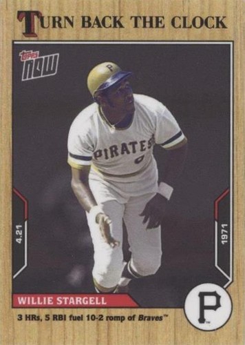 2021 Topps Now Turn Back the Clock - Willie Stargell #21