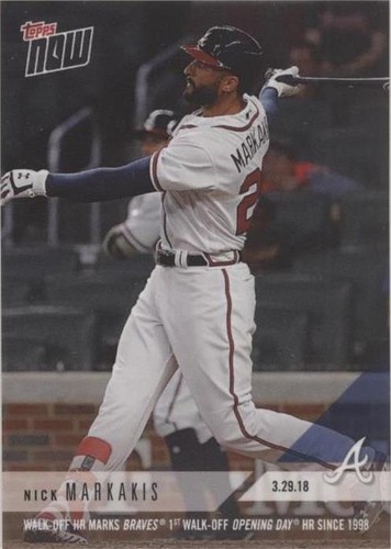 2018 Topps Now - Nick Markakis #8