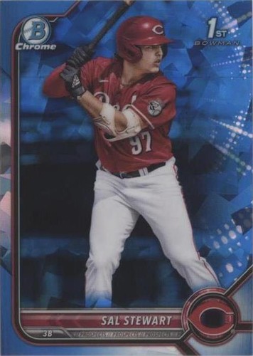 2022 Bowman Draft Sal Stewart 1st Chrome Red Lava Refractor /5 