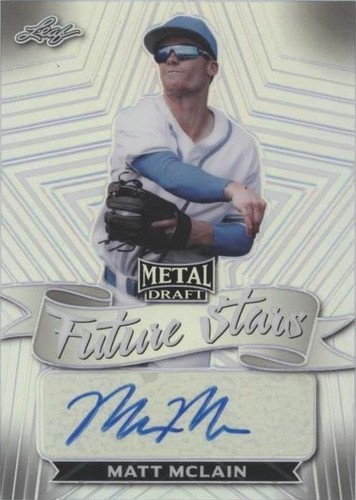 2021 Leaf Metal Draft - Matt McLain #FS-MM1
