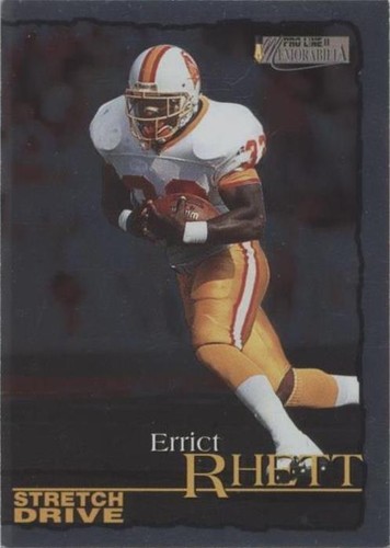 1996 Pro Line II Memorabilia Errict Rhett #DS30