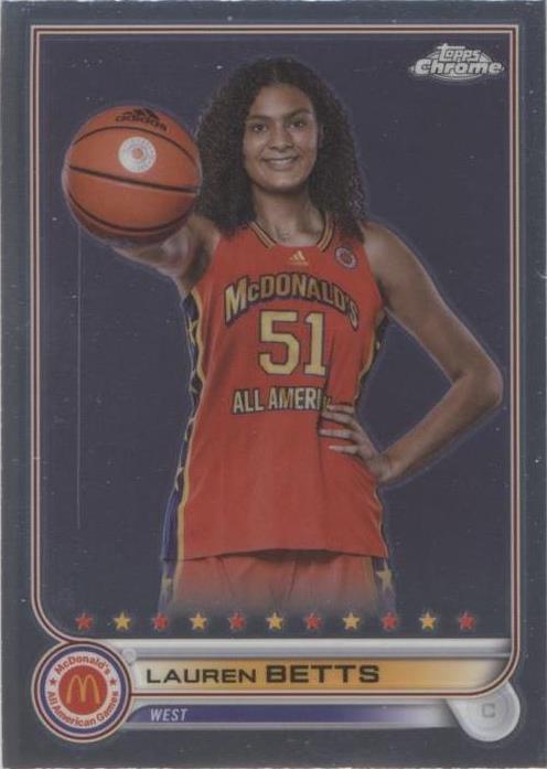 2022 Topps Chrome McDonald's All American - Lauren Betts #86