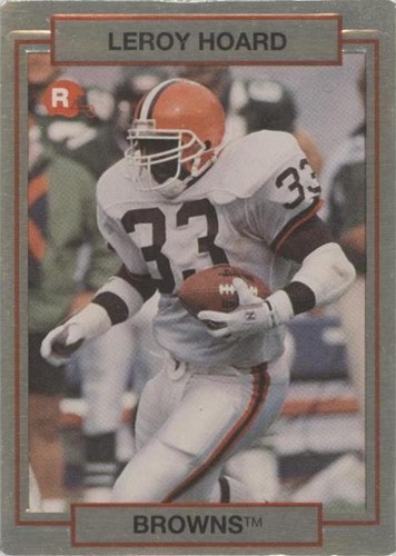 1990 Action Packed Rookie Update Leroy Hoard #57