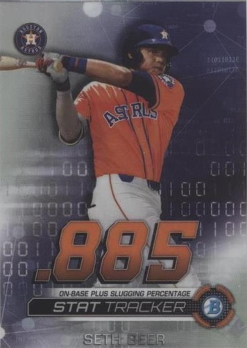 2019 Bowman Chrome - Seth Beer #ST-SB