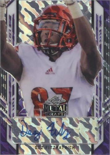 2021 Leaf Metal Draft Dez Fitzpatrick #PA-DF1