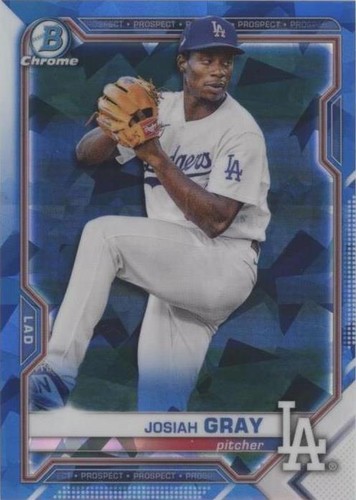 2021 Bowman Chrome Sapphire Edition - Josiah Gray #BCP-198
