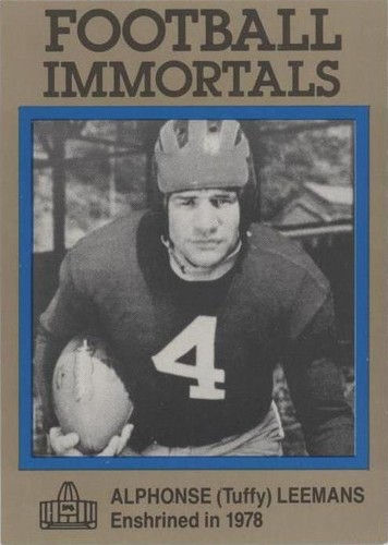 1985-88 Football Immortals Tuffy Leemans #69
