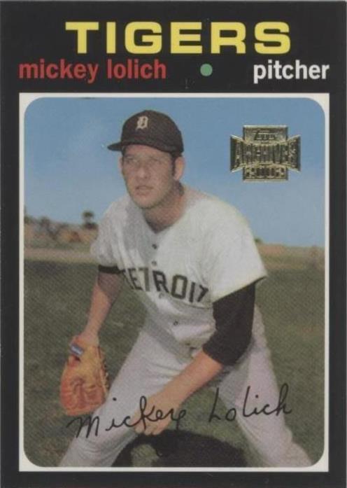 2002 Topps Archives - Mickey Lolich #124