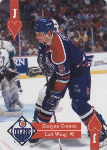 1995-96 Hoyle Western Conference Playing Cards - Shayne Corson #JH
