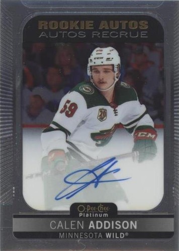 2021-22 O-Pee-Chee Platinum - Calen Addison #R-CA