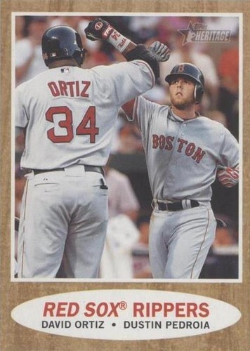 2011 Topps Heritage - David Ortiz Dustin Pedroia #306