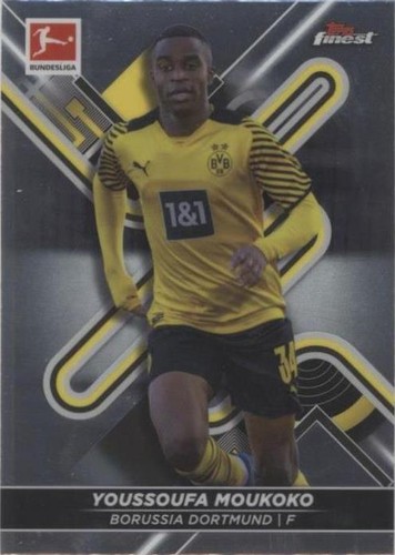 2021-22 Topps Finest Bundesliga Youssoufa Moukoko #40