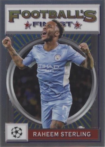 2021-22 Topps Finest Flashbacks UCL Raheem Sterling #51