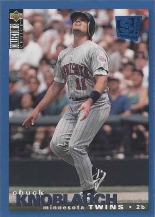 1995 Upper Deck Collector's Choice edición especial - Chuck Knoblauch #226