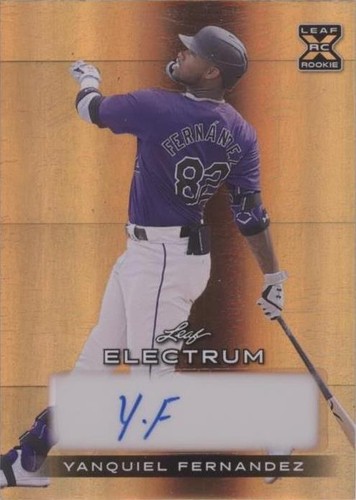 2024 Leaf Electrum - Yanquiel Fernandez #BA-YF1