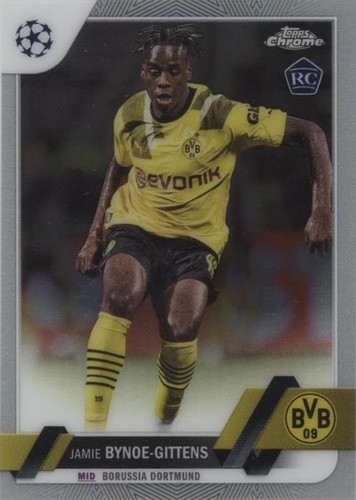 2022-23 Topps Chrome UEFA Club Competitions Jamie Bynoe-Gittens #43