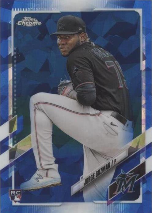 2021 Topps Chrome Update Series Sapphire Edition - Jorge Guzman #US321
