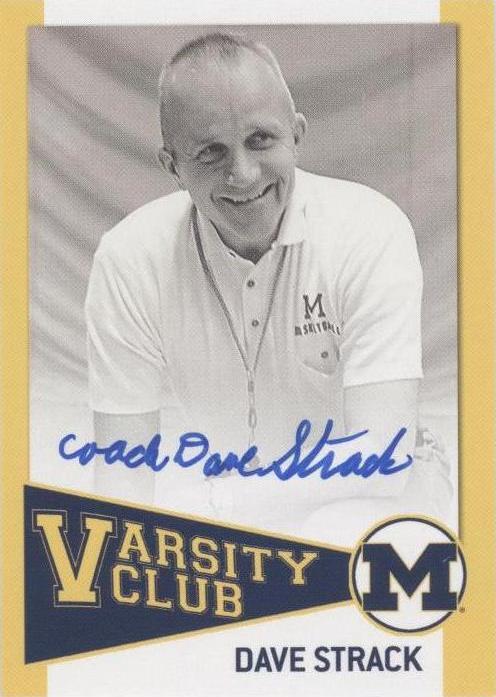 2004 TK Legacy Michigan Wolverines - Dave Strack #VB13