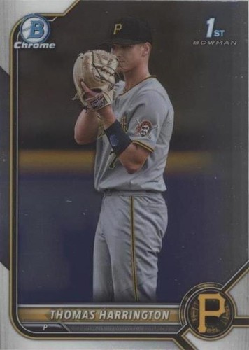 2022 1ST ED/1ST SK YBLUE BOWMAN DRAFT #BD37 THOMAS HARRINGTON RC