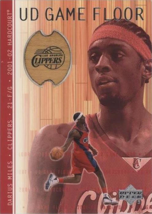 2001-02 Upper Deck Hardcourt - Darius Miles #DA