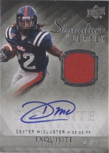 2010 Upper Deck Exquisite Collection Dexter McCluster #ESJ-DM