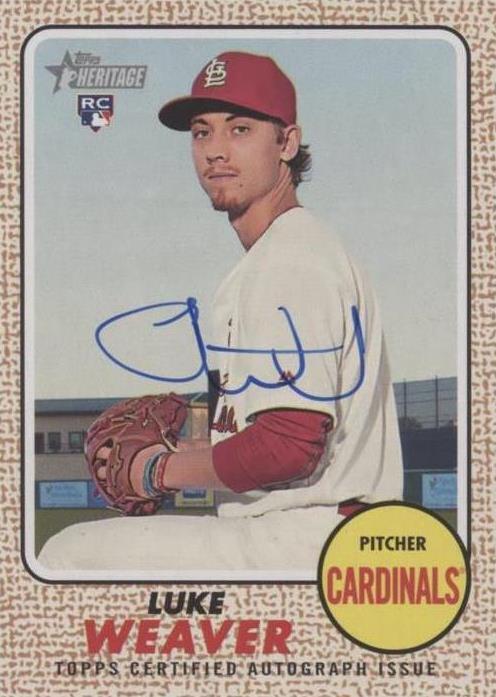 2017 Topps Heritage High Number - Luke Weaver #ROA-LW