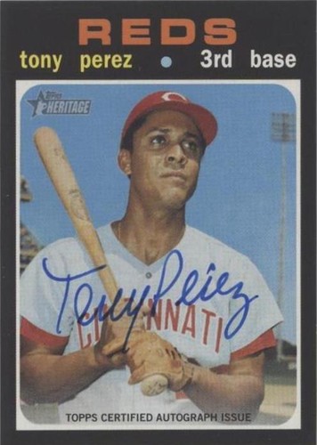 2020 Topps Heritage High Number - Tony Perez #ROA-TP