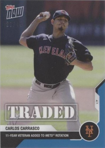 2020-21 Topps Now - Carlos Carrasco #OS-39