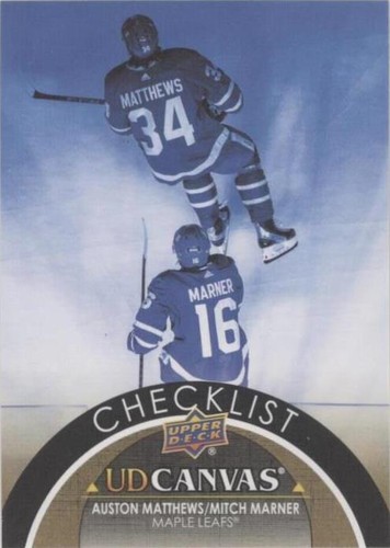 2021-22 Upper Deck Series 1 - Auston Matthews Mitch Marner #C90