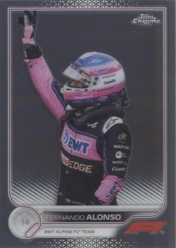 2022 Topps Chrome Formula 1 - Fernando Alonso #14