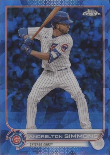 2022 Topps Chrome Update Series Sapphire Edition - Andrelton Simmons #US87
