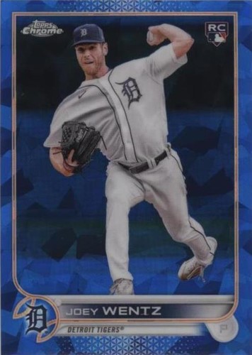 2022 Topps Chrome Update Series Sapphire Edition - Joey Wentz #US295