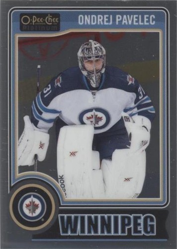2014-15 O-Pee-Chee Platinum - Ondrej Pavelec #81