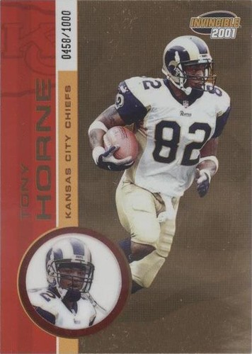 2001 Pacific Invincible Tony Horne #116