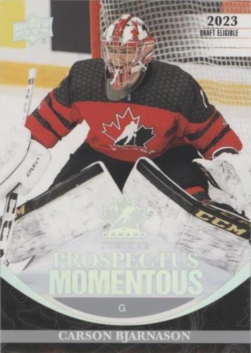 2023 Upper Deck Team Canada Juniors - Carson Bjarnason #PM-20