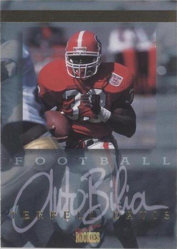 1996 Signature Rookies Autobilia Terrell Davis #6