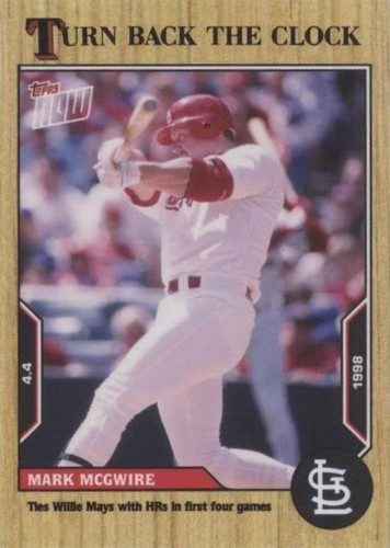 2022 Topps Now Turn Back the Clock - Mark McGwire #5
