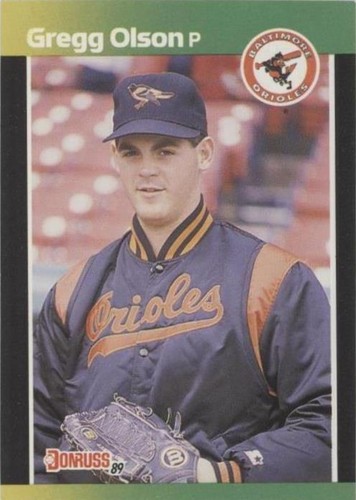 1989 Donruss Baseball's Best - Gregg Olson #322
