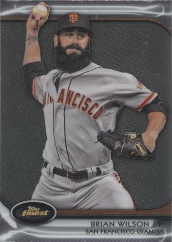 2012 Topps Finest - Brian Wilson #95