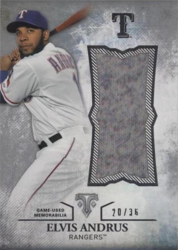 2015 Topps Triple Threads - Elvis Andrus #UJR-EA