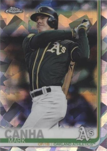 2019 Topps Chrome Sapphire Edition - Mark Canha #612