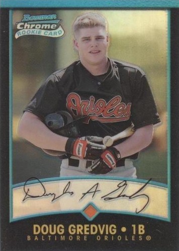 2001 Bowman Chrome - Doug Gredvig #146
