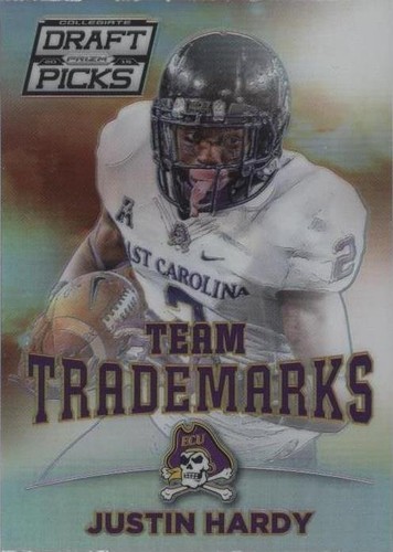 2015 Panini Prizm Collegiate Draft Picks Justin Hardy #27