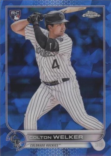 2022 Topps Chrome Sapphire Edition - Colton Welker #480
