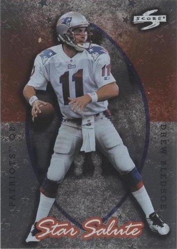 1998 Score Drew Bledsoe #4