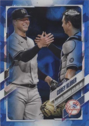2021 Topps Chrome Update Series Sapphire Edition - Corey Kluber #US52
