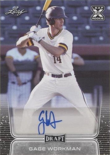 2020 Leaf Draft - Gage Workman #BA-GW1